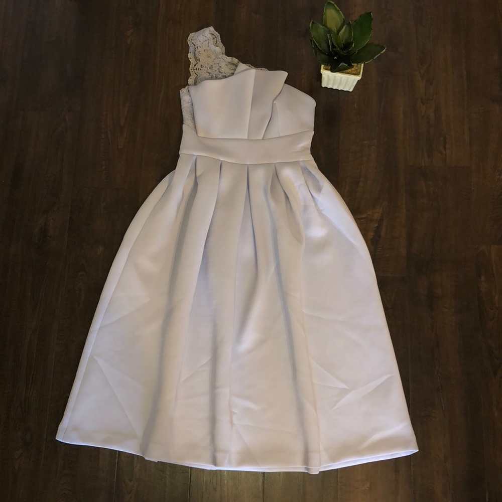 ~Lace Shoulder Evening Dress~